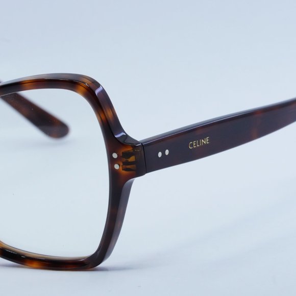 NEW CELINE CL40064I 052 HAVANA EYEGLASSES - Picture 3 of 10